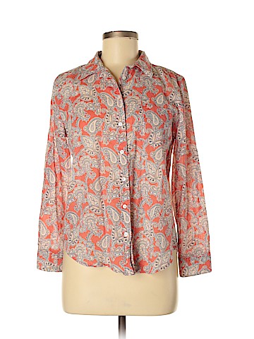 Ann Taylor Long Sleeve Button-Down Shirt (view 1)