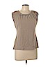 Ann Taylor LOFT Outlet Tan Sleeveless Top Size L (petite) - photo 1