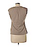 Ann Taylor LOFT Outlet Tan Sleeveless Top Size L (petite) - photo 2