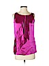 Diane von Furstenberg 100% Silk Pink Sleeveless Silk Top Size 0 - photo 1