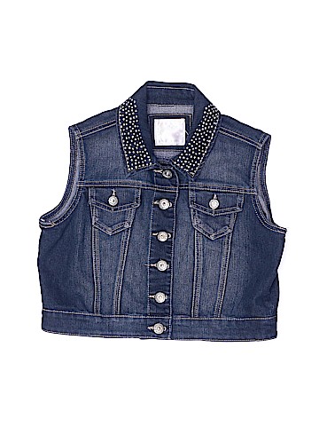 Justice Denim Vest (view 1)