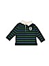 Old Navy 100% Cotton Green Long Sleeve Polo Size 3-6 mo - photo 1