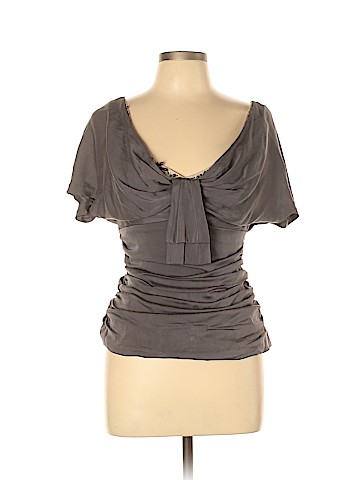 Nanette Lepore Short Sleeve Silk Top (view 1)