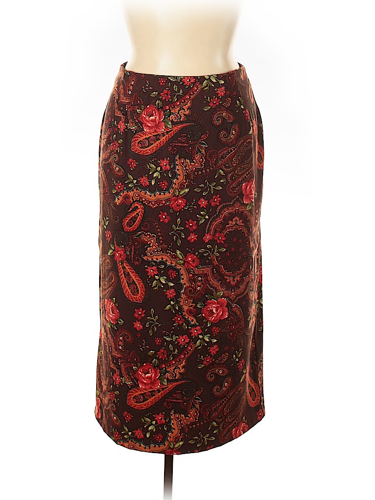 Briggs New York Brown Casual Skirt Size 16 - photo 1