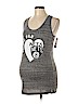 Soft As A Grape Gray Tank Top Size L - photo 1