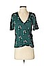 Lucky Brand Teal Short Sleeve Blouse Size XS - photo 1