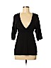 Vince. Black 3/4 Sleeve Top Size S - photo 1