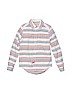 The Children's Place 100% Cotton White Long Sleeve Button-Down Shirt Size 5 - 6 - photo 1