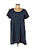 Purejill 100% Linen Blue Short Sleeve Top Size M (petite) - photo 1