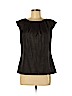 Worthington 100% Polyester Black Sleeveless Blouse Size M (petite) - photo 1