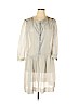 Vanessa Bruno 100% Silk White Casual Dress Size EU 42 / US 12 - photo 1