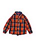 OshKosh B'gosh 100% Cotton Orange Long Sleeve Button-Down Shirt Size 6 - photo 1