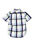 Gap Kids 100% Cotton Checkered-gingham Blue Short Sleeve Button-Down Shirt Size 10 - photo 2