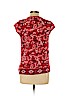Lucky Brand Red Short Sleeve Top Size L - photo 2