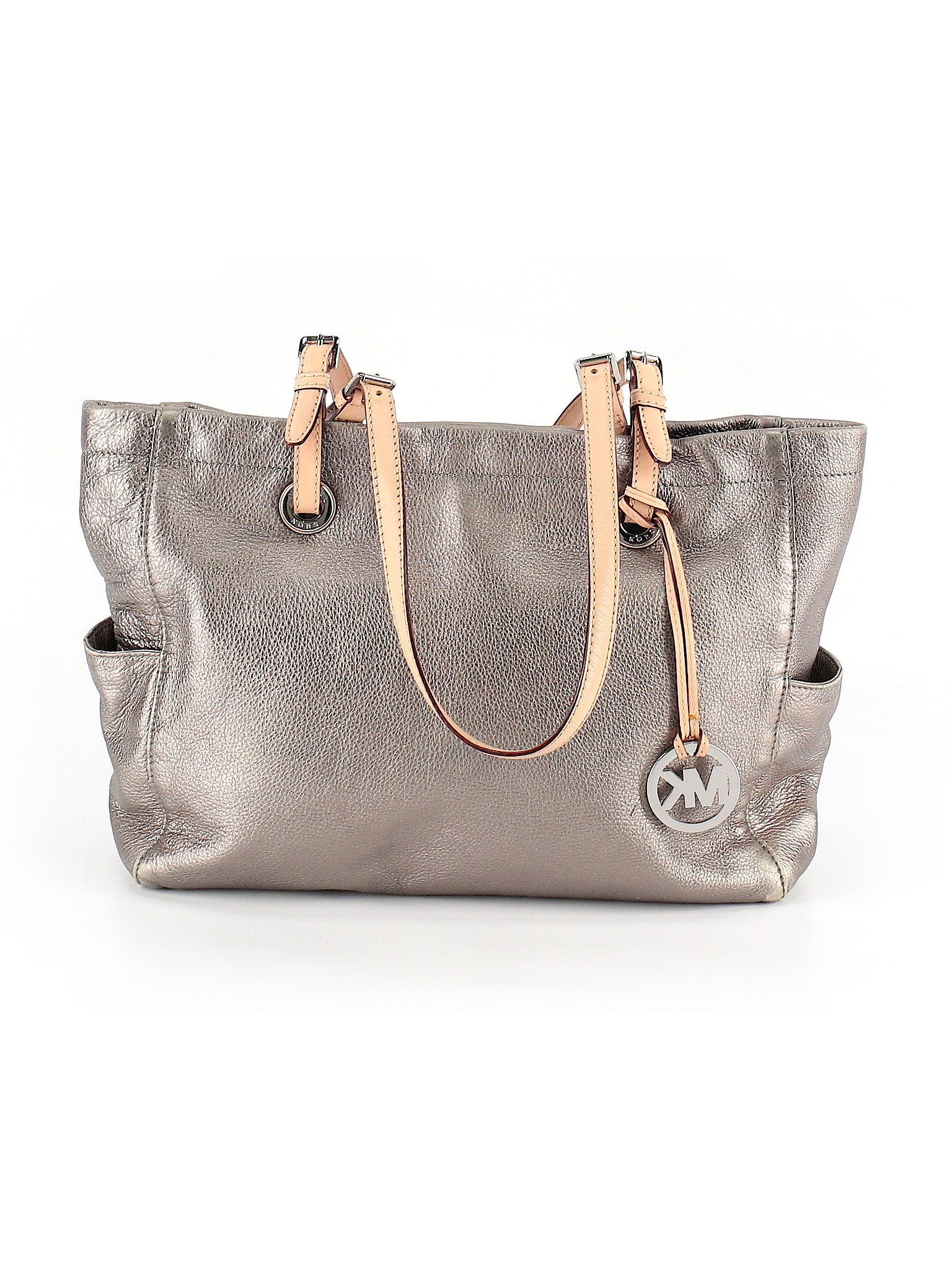 michael kors tote bag silver