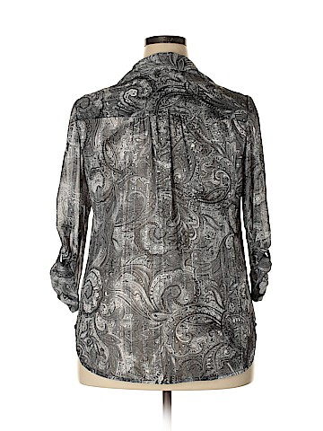 Roz & Ali 3/4 Sleeve Blouse (view 2)