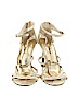 Lulu Townsend Gold Heels Size 9 - photo 2