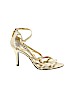 Lulu Townsend Gold Heels Size 9 - photo 1