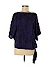 MICHAEL Michael Kors 100% Polyester Purple 3/4 Sleeve Blouse Size M - photo 1