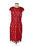 Adrianna Papell 100% Nylon Red Casual Dress Size 8 - photo 1