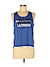 Nike 100% Polyester Blue Active Tank Size M (petite) - photo 1