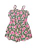 Justice 100% Rayon Green Romper Size 10 - photo 2