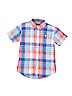 Gap Kids 100% Cotton Blue Short Sleeve Button-Down Shirt Size L (youth) - photo 1