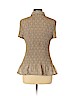 Apt. 9 100% Polyester Tan Short Sleeve Blouse Size XL - photo 2