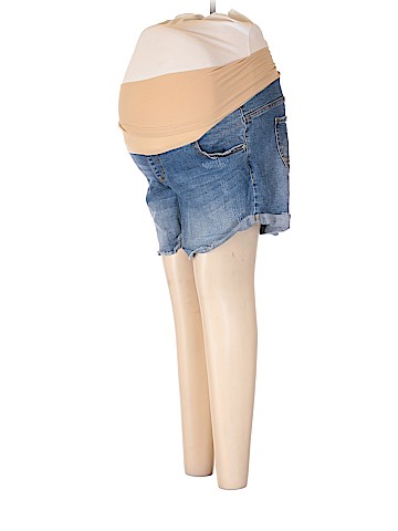 Indigo Blue Denim Shorts (view 1)