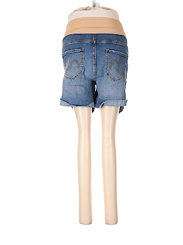 Indigo Blue Denim Shorts (view 2)