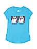 Justice Graphic Blue Short Sleeve T-Shirt Size 8 - photo 1