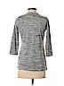 Liz Claiborne Gray 3/4 Sleeve Top Size XS (petite) - photo 2
