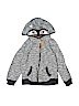 OshKosh B'gosh 100% Cotton Gray Zip Up Hoodie Size 4T - photo 1