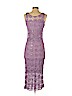 Nicole Miller 100% Rayon Purple Cocktail Dress Size P (petite) - photo 2