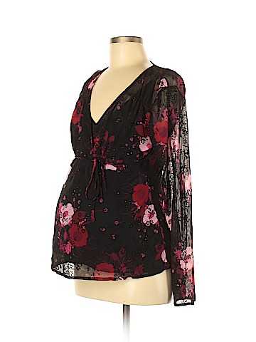 Motherhood Long Sleeve Blouse (view 1)