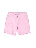 7 For All Mankind Solid Pink Khaki Shorts Size 8 - photo 1