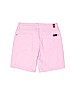 7 For All Mankind Solid Pink Khaki Shorts Size 8 - photo 2