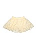 Tempted 100% Polyester Solid Ivory Skirt Size M (kids) - photo 2
