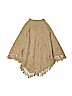 Charabia 100% Wool Tan Poncho Size 3 - photo 2