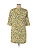 J.jill 100% Rayon Green Casual Dress Size 12 (petite) - photo 2