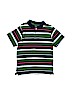 Gymboree 100% Cotton Stripes Green Short Sleeve Polo Size 6 - photo 1