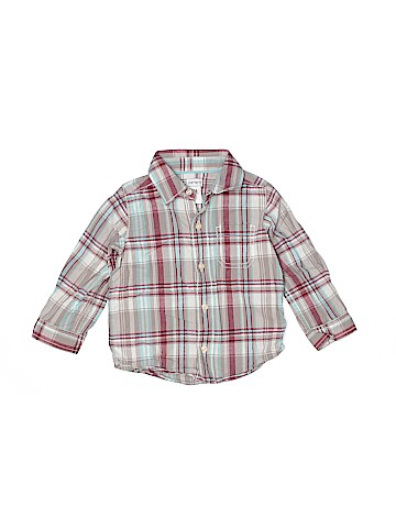 Carter's Long Sleeve Button-Down Shirt (view 1)