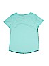 Danskin Now 100% Polyester Print Teal Active T-Shirt Size 14 - 16 - photo 2