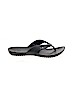 Crocs Black Flip Flops Size 9 - photo 1