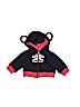 Paul Frank 100% Cotton Black Zip Up Hoodie Size 0-3 mo - photo 1