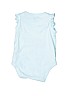 Baby Gap 100% Cotton Blue Short Sleeve Onesie Size 0-3 mo - photo 2
