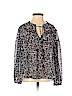 Banana Republic 100% Polyester Black Long Sleeve Blouse Size XS (petite) - photo 1