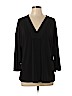 Banana Republic Black 3/4 Sleeve Top Size XL - photo 1