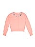 Cherokee 100% Acrylic Solid Pink Cardigan Size 10 - 12 - photo 1