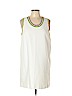 Faconnable 100% Cotton White Casual Dress Size 12 - photo 1